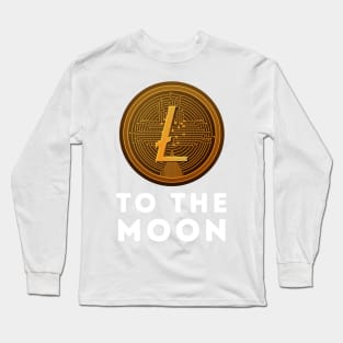 Litecoin to the Moon Long Sleeve T-Shirt